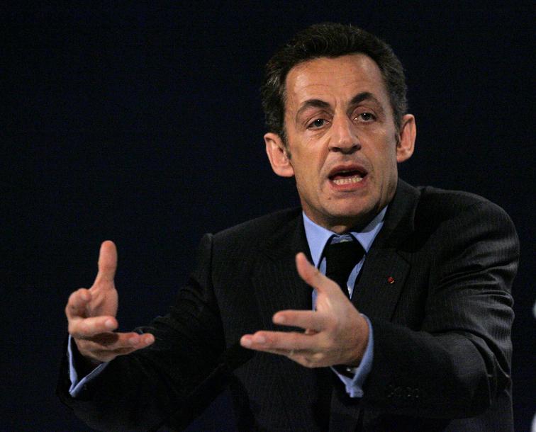 French President Nicolas Sarkozy